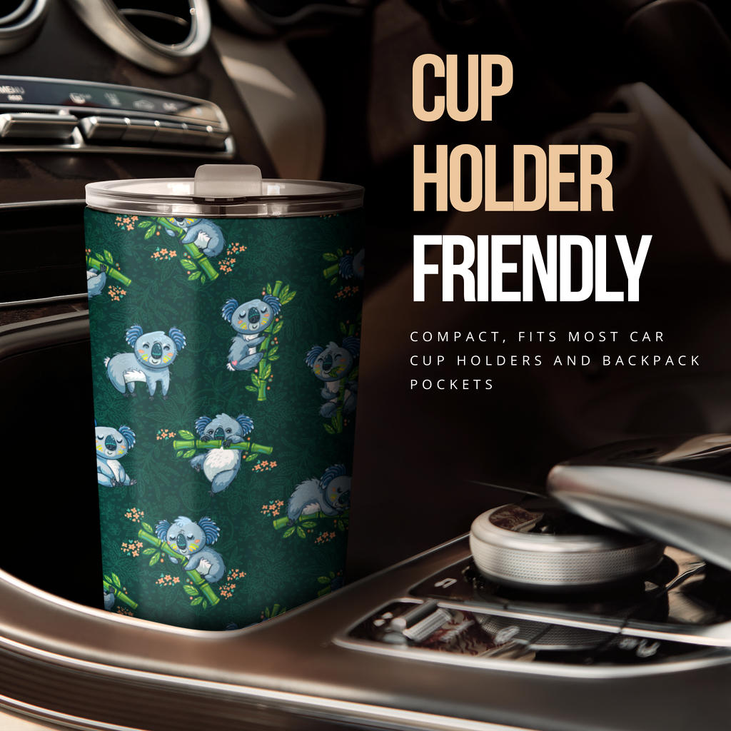 Koala Blue Design Print Tumbler