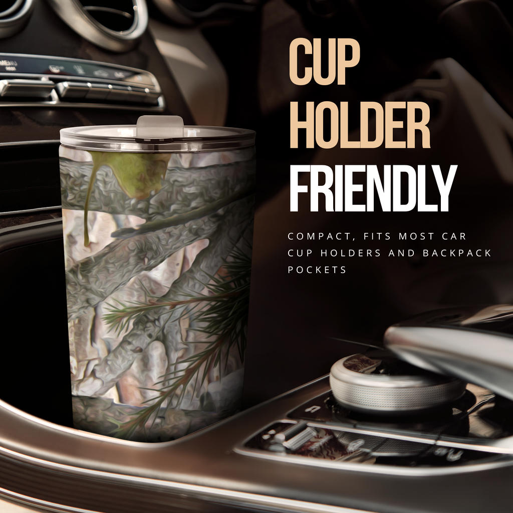 Camo Realistic Tree Forest Pattern Tumbler