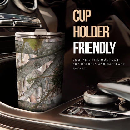 Camo Realistic Tree Forest Pattern Tumbler