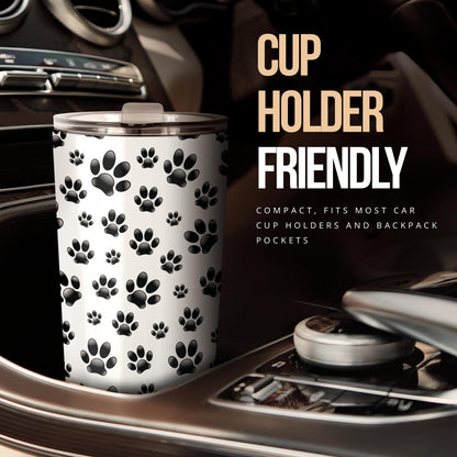 Paw Themed Print Tumbler