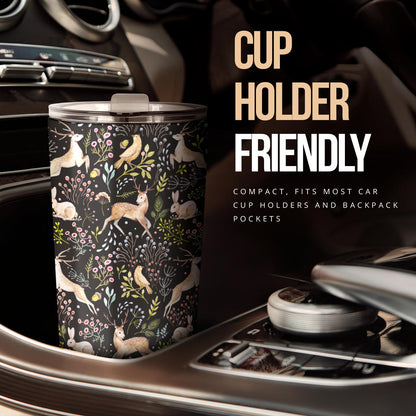 Deer Floral Jungle Tumbler
