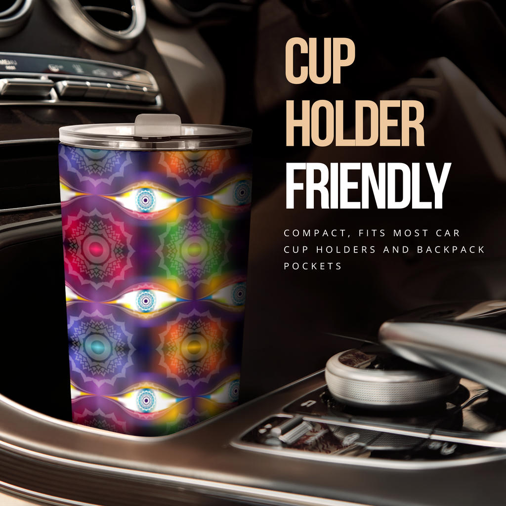 Chakra Eye Print Pattern Tumbler