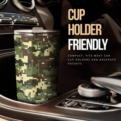 ACU Digital Army Camouflage Tumbler