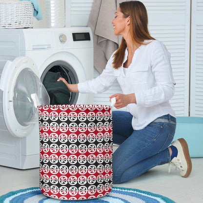 Maori Classic Themed Design Print Laundry Basket