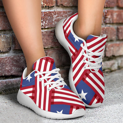 American flag Pattern Athletic Shoes