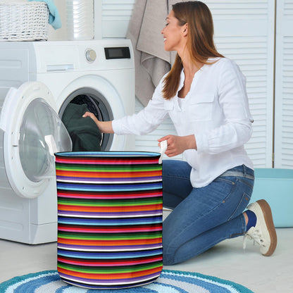 Serape Design Laundry Basket