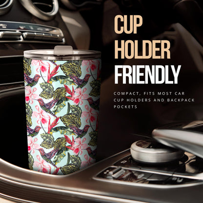 Hummingbird Cute Themed Print Tumbler