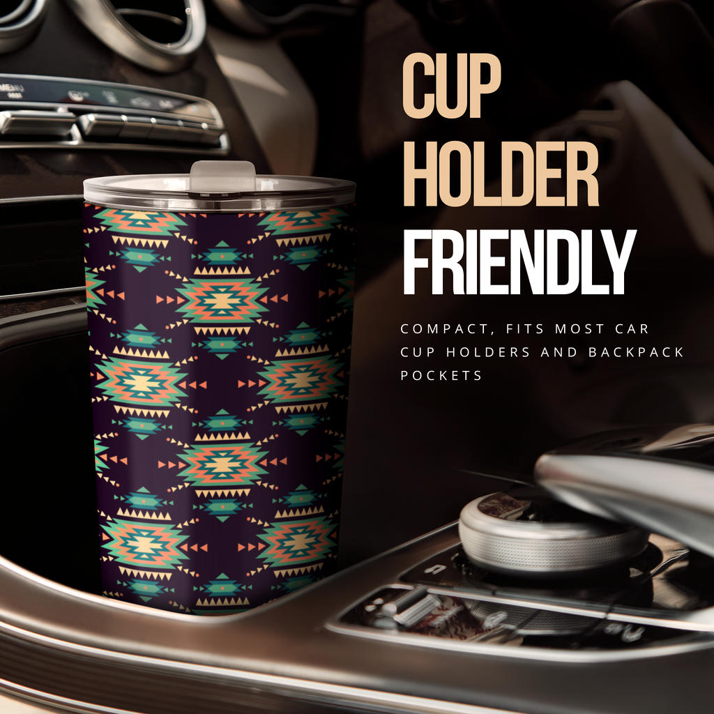Navajo Geometric Style Print Pattern Tumbler