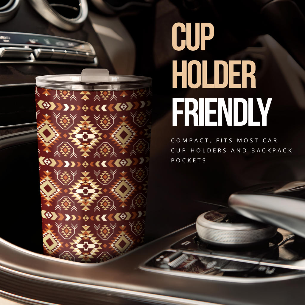 Navajo Native Color Print Pattern Tumbler