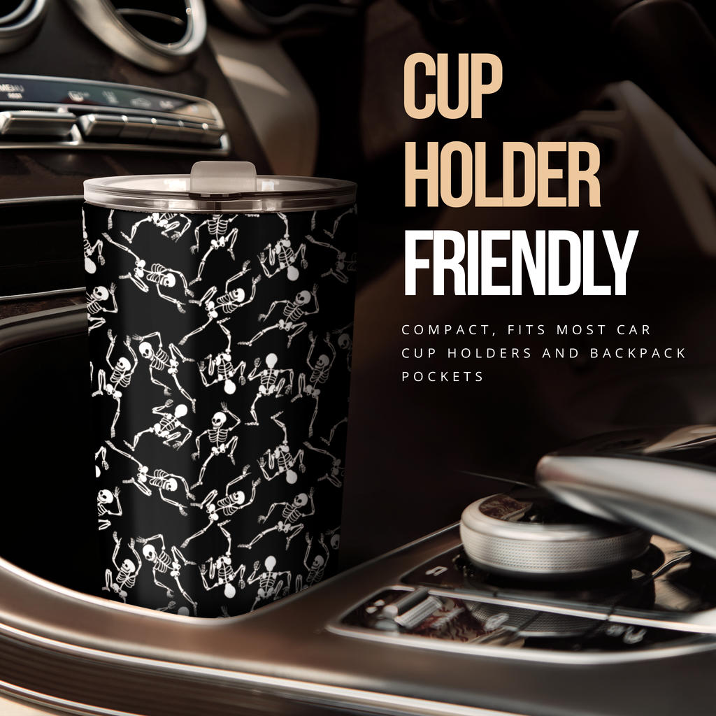 Skeleton Style Print Tumbler