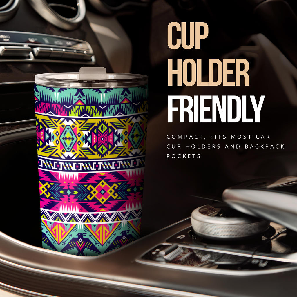 Indian Navajo Color Themed Design Print Tumbler