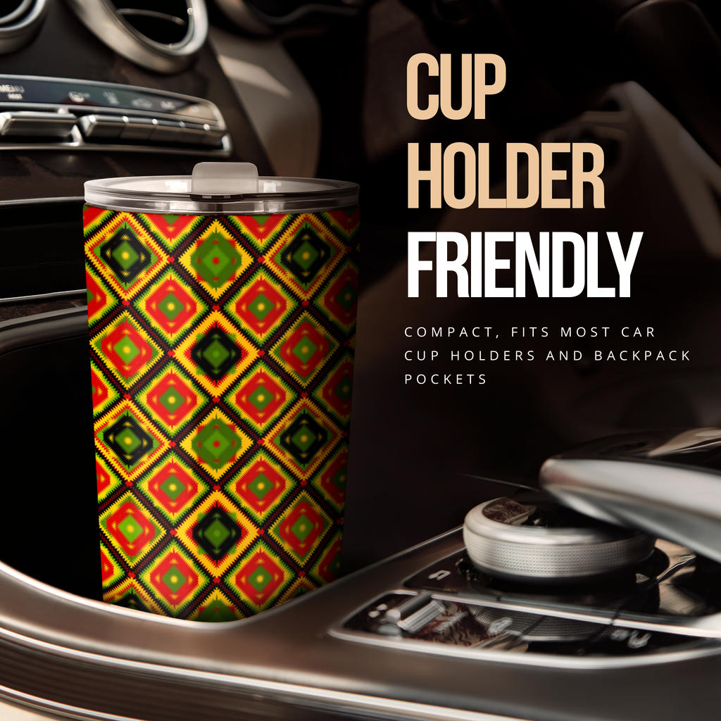 Rasta Reggae Color Pattern Tumbler