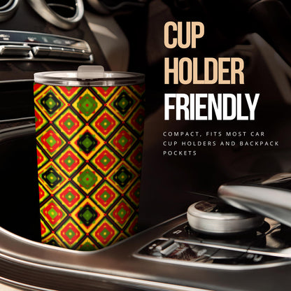 Rasta Reggae Color Pattern Tumbler