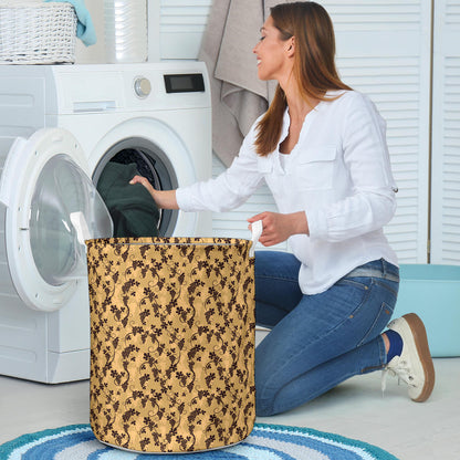 Wine Grape Design Print Laundry Basket