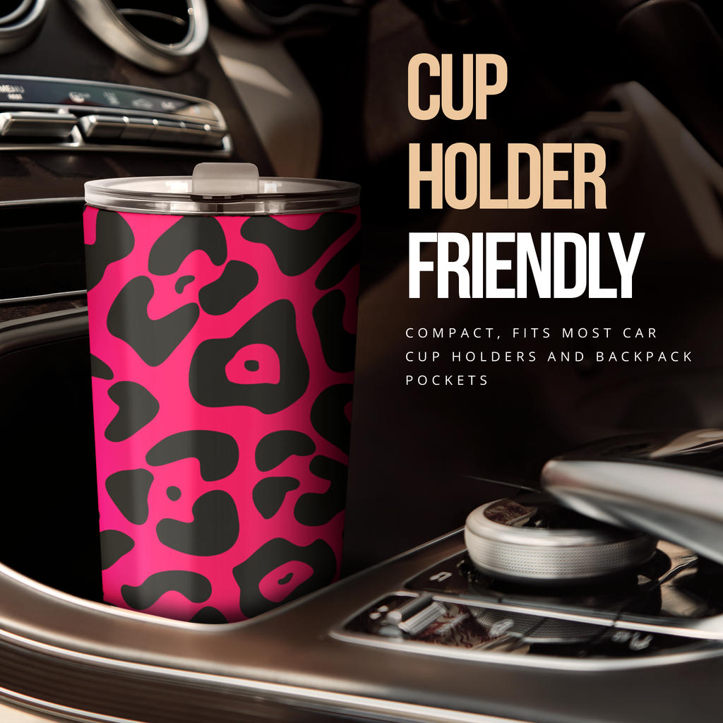 Cheetah Pink Print Pattern Tumbler