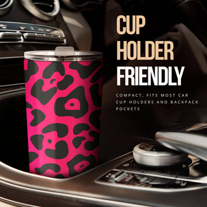 Cheetah Pink Print Pattern Tumbler