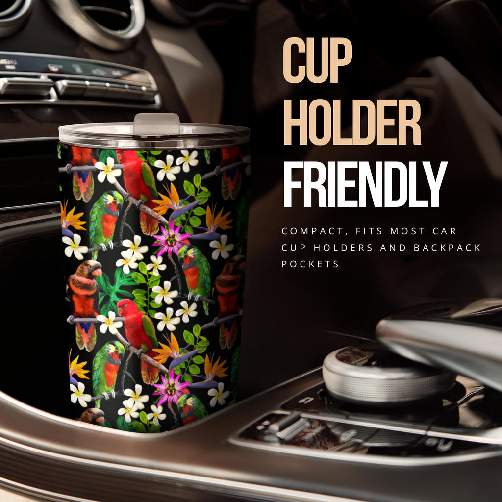 Parrot Design Print Tumbler