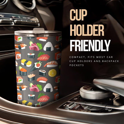 Sushi Pattern Print Tumbler