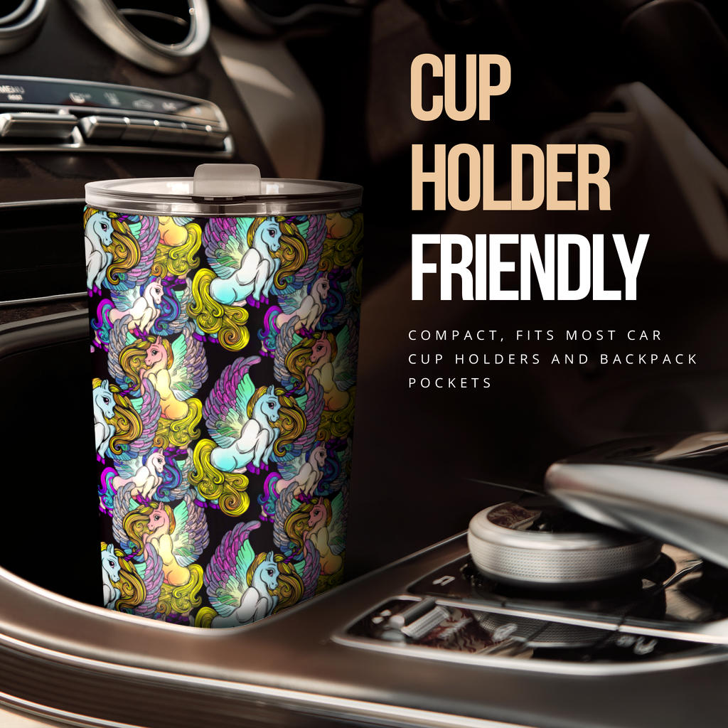 Unicorn With Wings Print Pattern Tumbler