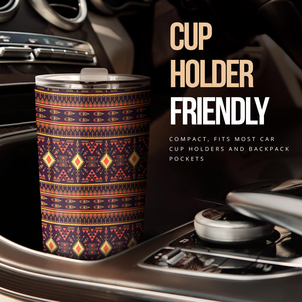 Southwest Ethnic Design Themed Print Tumbler