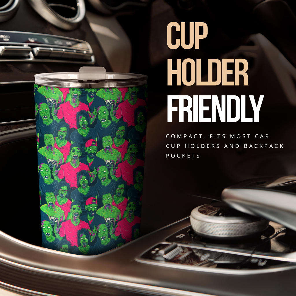 Zombie Themed Design Pattern Print Tumbler
