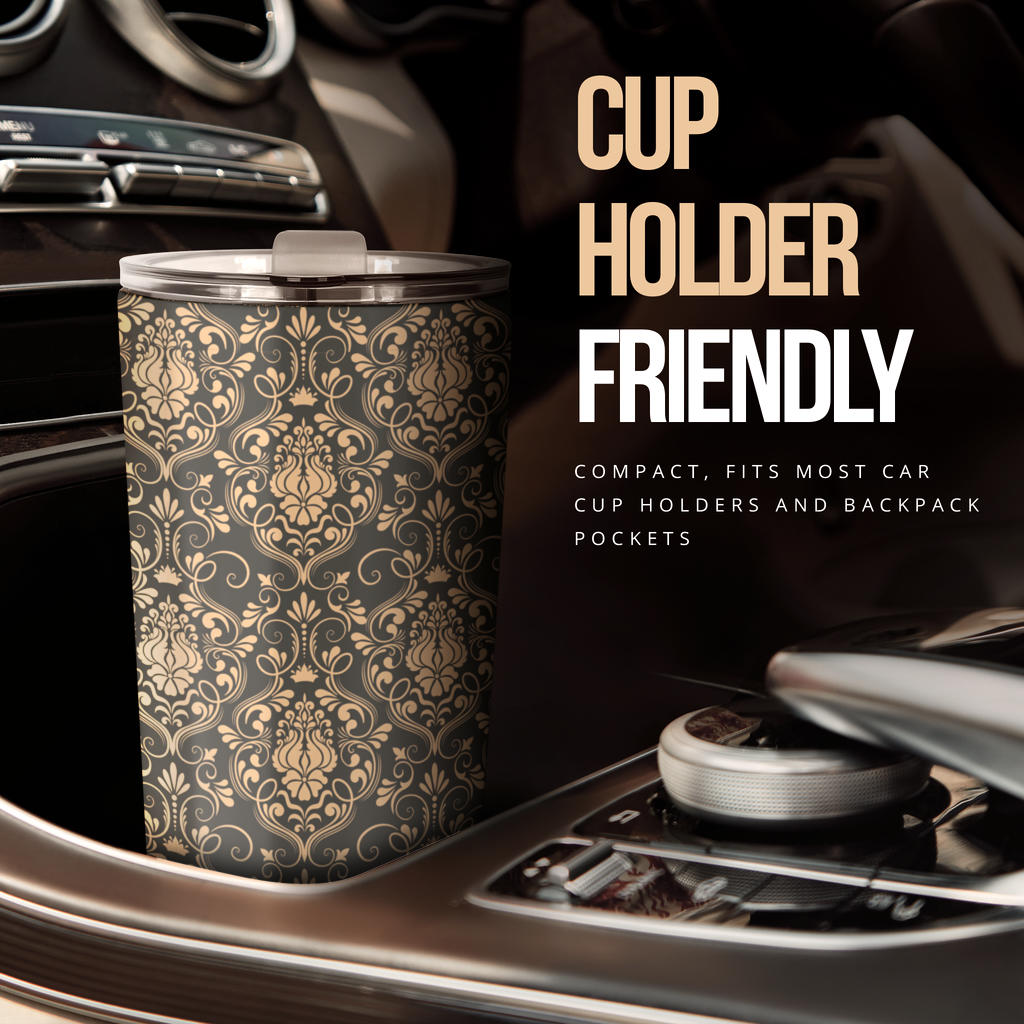 Damask Elegant Luxury Print Pattern Tumbler