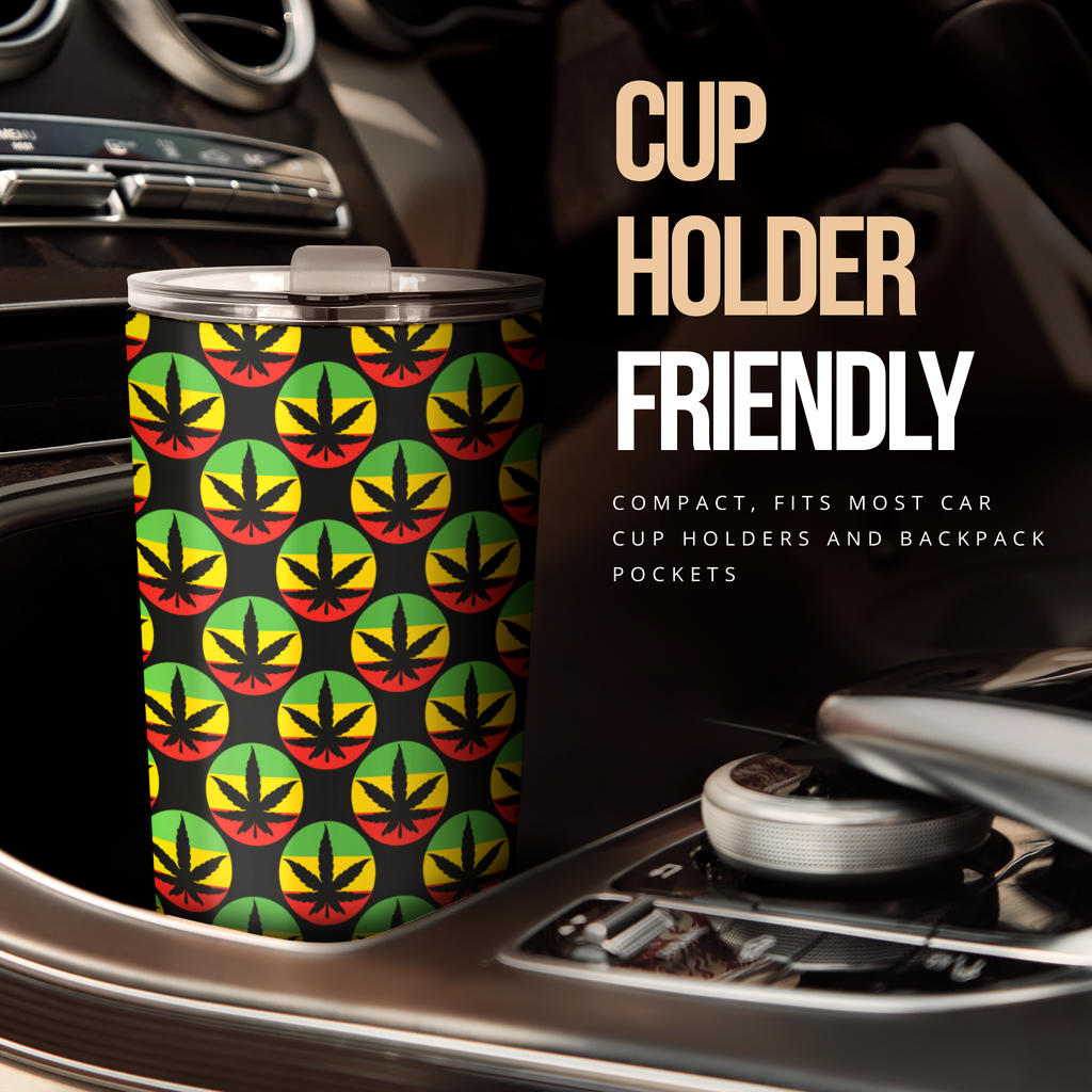 Rasta Reggae Color Design Tumbler