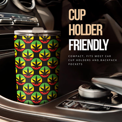 Rasta Reggae Color Design Tumbler