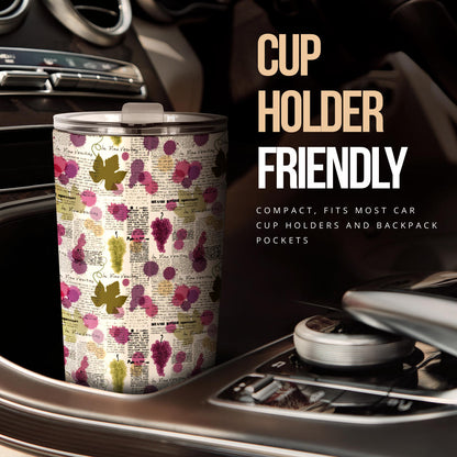 Wine Style Design Print Tumbler