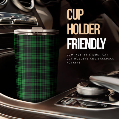 Green Tartan Plaid Pattern Tumbler