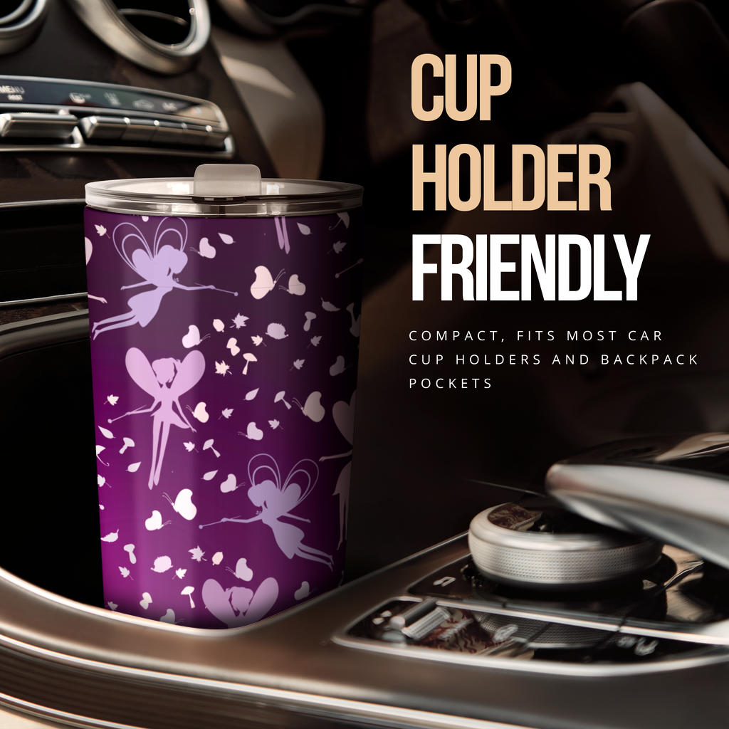 Fairy Pink Print Pattern Tumbler