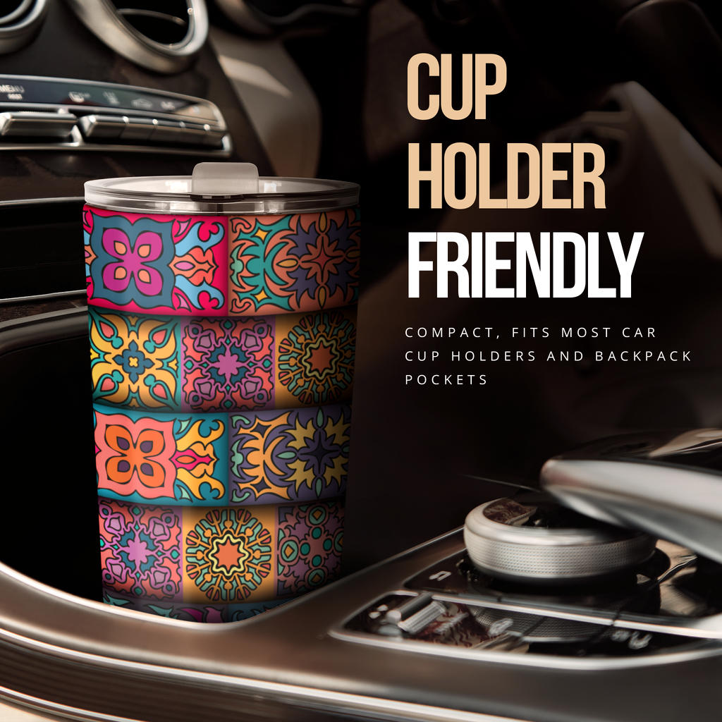 Mandala Style Design Print Tumbler