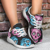 Day of the Dead Skull Print Pattern Athletic Shoes