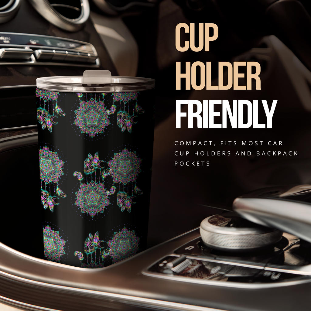 Dream Catcher Colorful Hand Draw Tumbler