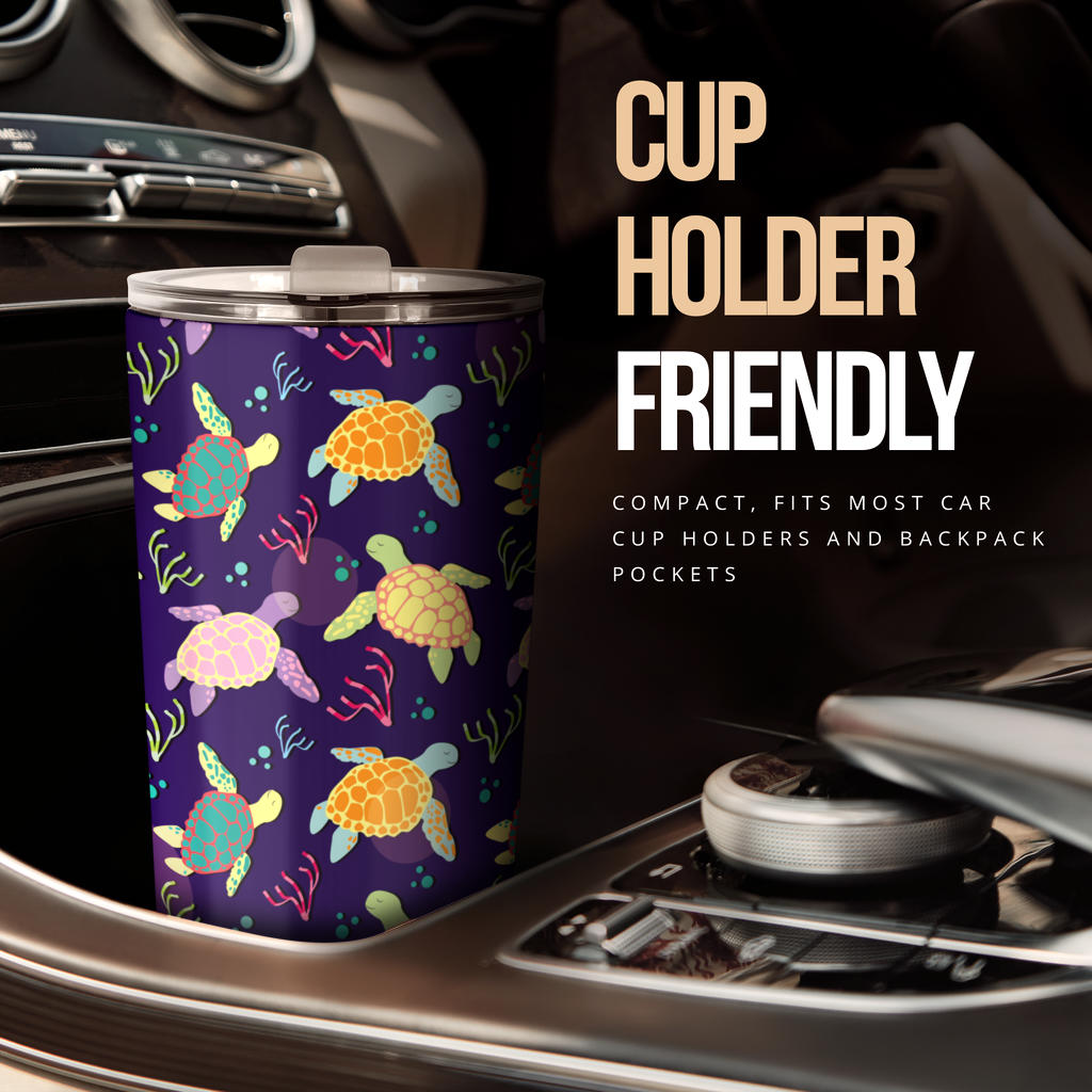 Sea Turtle Color Smile Tumbler