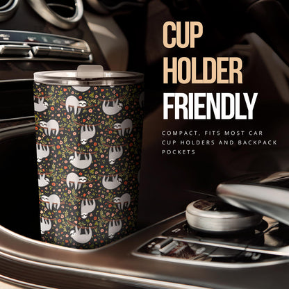Sloth Cute Design Themed Print Tumbler