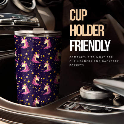 Unicorn Princess Star Sparkle Tumbler