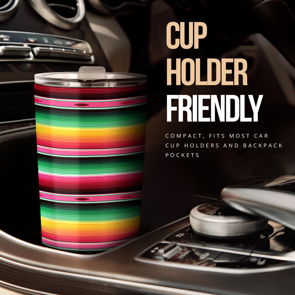 Mexican Blanket Classic Print Pattern Tumbler