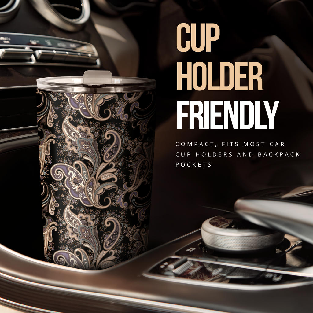 Paisley Mandala Design Print Tumbler