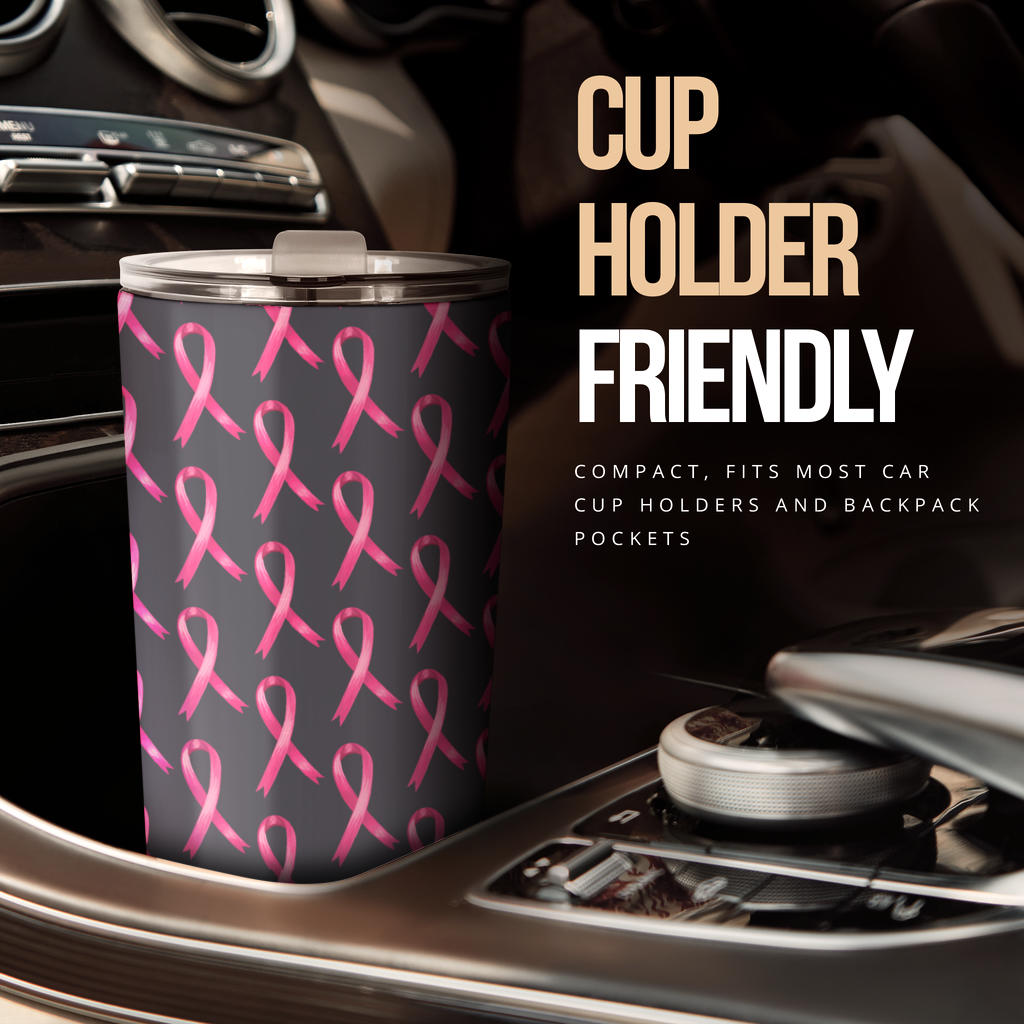 Breast Cancer Awareness Pattern Tumbler