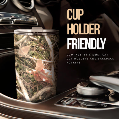 Camouflage Realistic Tree Authumn Print Tumbler