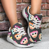 Monkey Head Design Themed Print Athletic Shoes