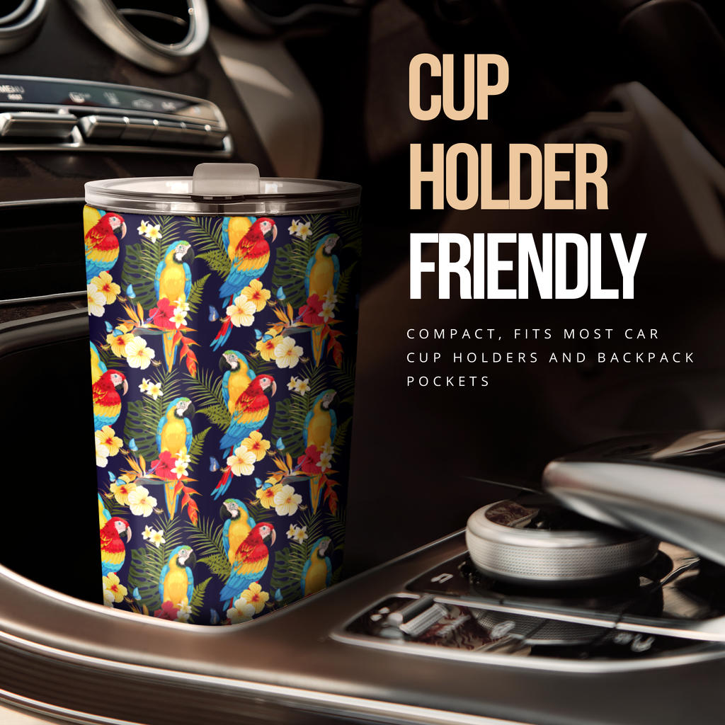 Parrot Themed Design Tumbler