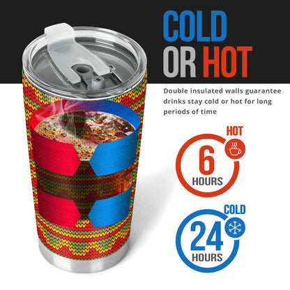 Rasta Reggae Color Print Tumbler