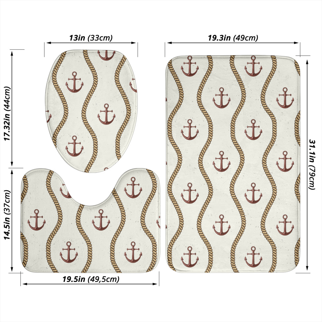 Anchor Classic Bathroom Mat Set