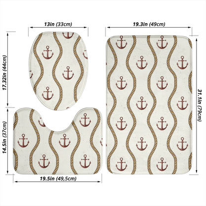 Anchor Classic Bathroom Mat Set