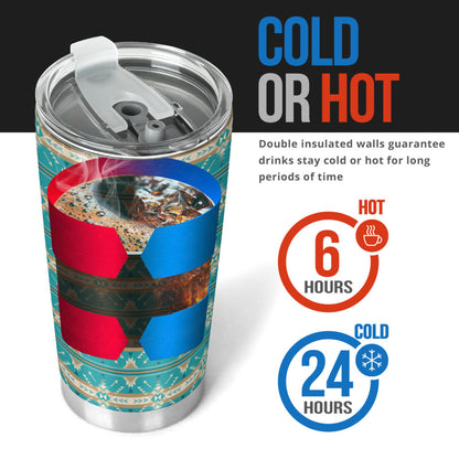 Southwest Native Design Themed Print Tumbler