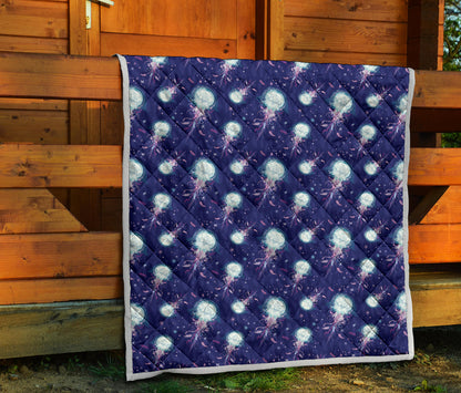 Jellyfish Cute Design Quilt Bedspread