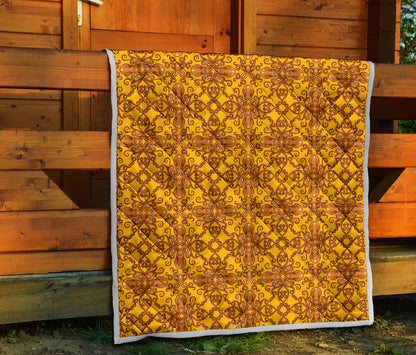 Octopus Background Design Print Quilt Bedspread