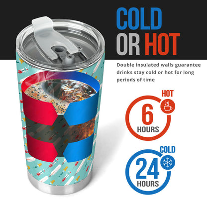 Phlebotomist Medical Print Tumbler